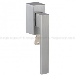 Maniglia ribassata per finestra martellina DK con chiave Q26 Q-Mini26 Reguitti