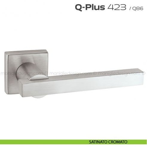 Maniglia per porta 423 Q-Plus Reguitti satinato cromato