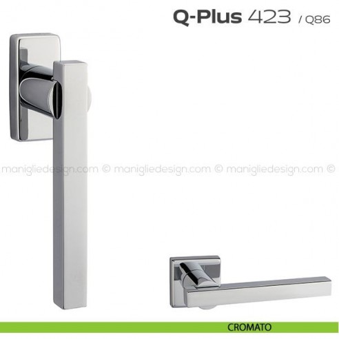 Maniglia per finestra martellina 423 Q-Plus Reguitti cromato