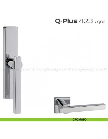 Maniglia per finestra cremonese 423 Q-Plus Reguitti cromato