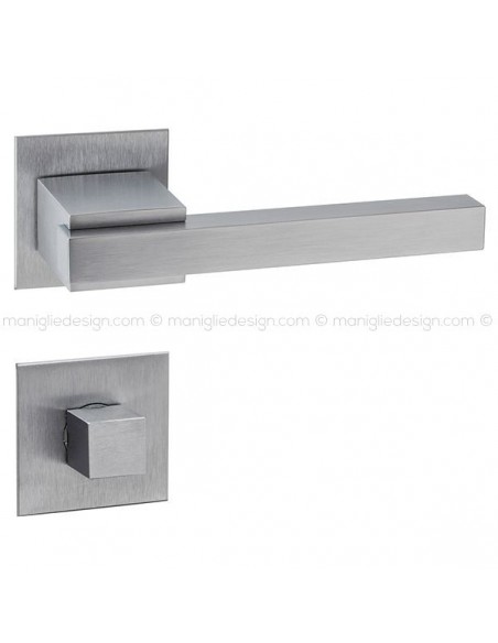 Maniglia per porta con nottolino 429 Q-Star Flat Reguitti