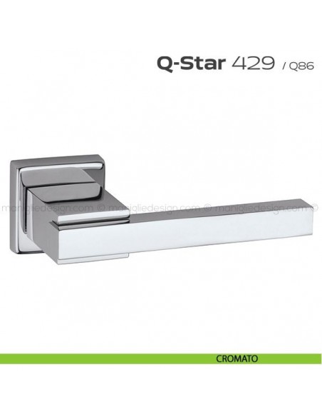 Maniglia per porta 429 Q-Star Reguitti cromato