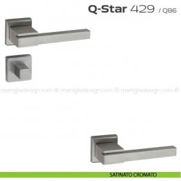 Maniglia per porta con nottolino 429 Q-Star Reguitti 2