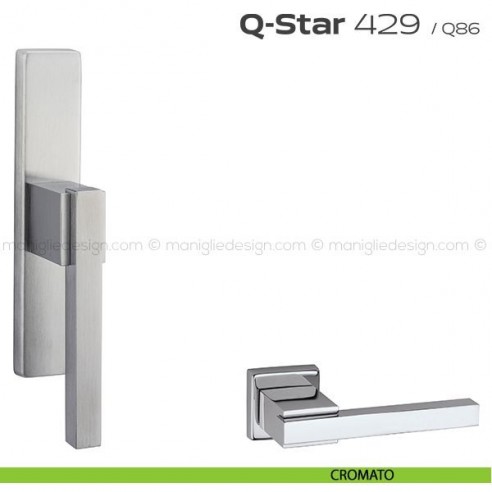 Maniglia per finestra cremonese 429 Q-Star Reguitti cromato