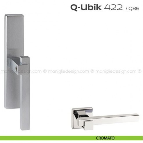 Maniglia per finestra cremonese 422 Q-Ubik Reguitti cromato