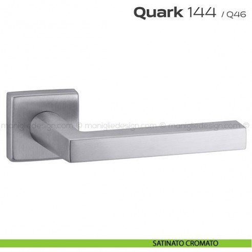 Maniglia per porta 144 Quark Reguitti satinato cromato