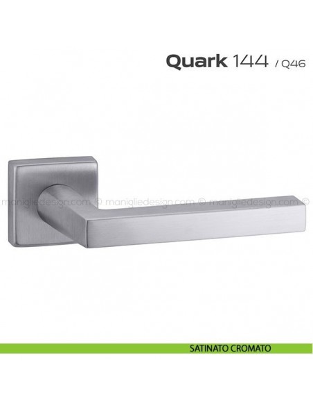 Maniglia per porta 144 Quark Reguitti satinato cromato