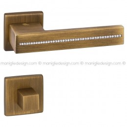 Maniglia con Swarovski per porta con nottolino 420 R-Strass Reguitti