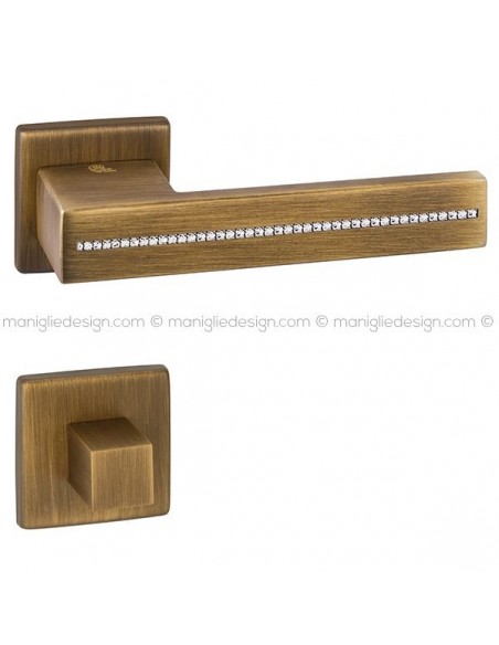 Maniglia con Swarovski per porta con nottolino 420 R-Strass Reguitti