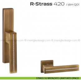 Maniglia con Swarovski per finestra cremonese 420 R-Strass Reguitti 2