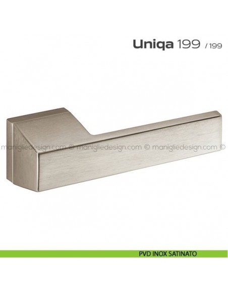 Maniglia per porta 199 Uniqa Reguitti PVD Inox Satinato