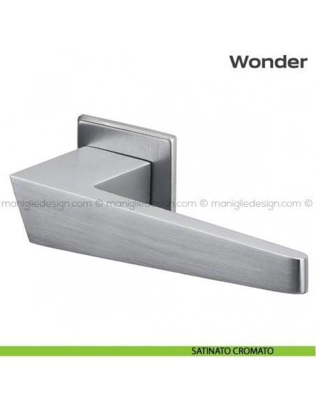 Maniglia per porta 113 Wonder Reguitti satinato cromato