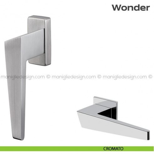 Maniglia per finestra martellina 113 Wonder Reguitti cromato