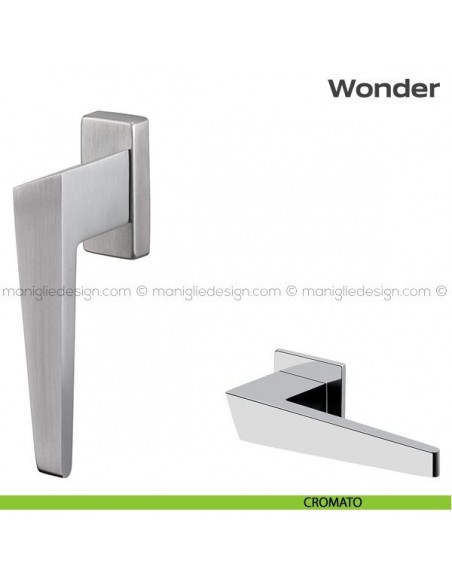 Maniglia per finestra martellina 113 Wonder Reguitti cromato