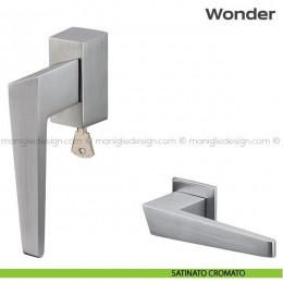 Maniglia per finestra martellina DK con chiave 113 Wonder Reguitti 2