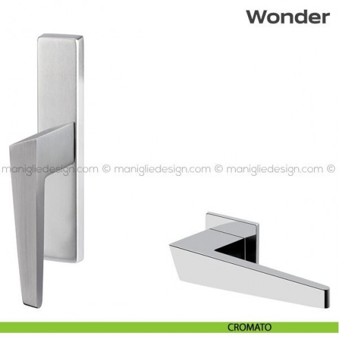 Maniglia per finestra cremonese 133 Wonder Reguitti cromato