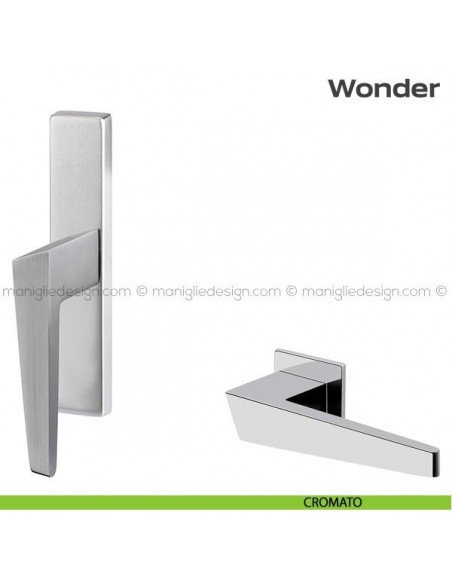 Maniglia per finestra cremonese 133 Wonder Reguitti cromato
