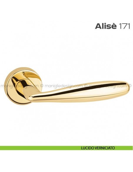 Maniglia per porta 171 Alisè Reguitti lucido verniciato