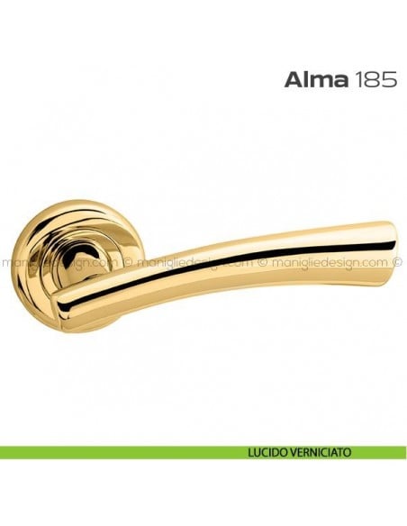Maniglia per porta 185 Alma Reguitti lucido verniciato