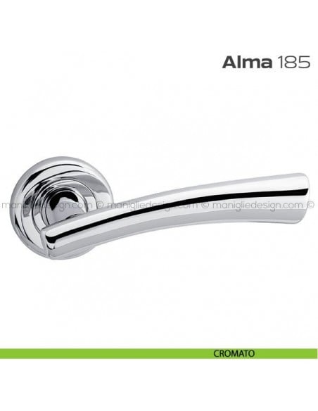 Maniglia per porta 185 Alma Reguitti cromato
