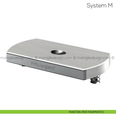 System M Fritsjurgens cerniera per porta a bilico - piastra per pavimento