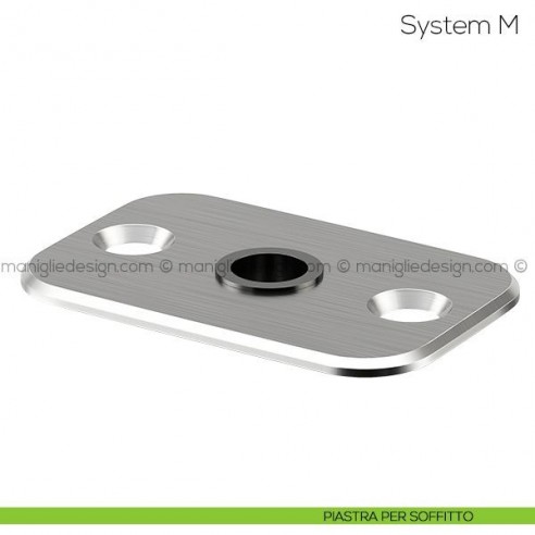 System M Fritsjurgens cerniera per porta a bilico - piastra per soffitto