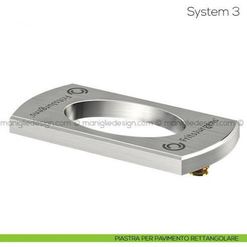 System 3 FritsJurgens piastra pavimento rettangolare