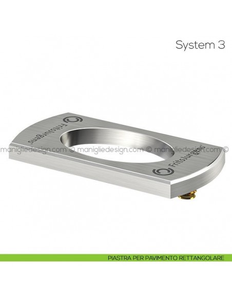 System 3 FritsJurgens piastra pavimento rettangolare