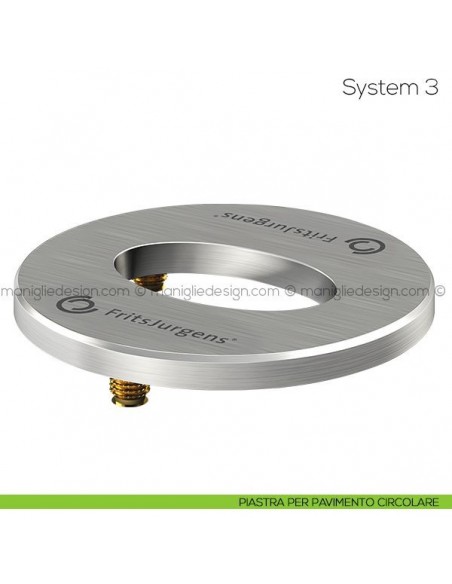 System 3 FritsJurgens piastra pavimento circolare