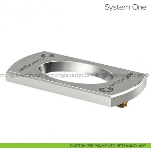 System One FritsJurgens piastra pavimento rettangolare