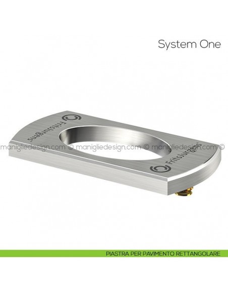 System One FritsJurgens piastra pavimento rettangolare