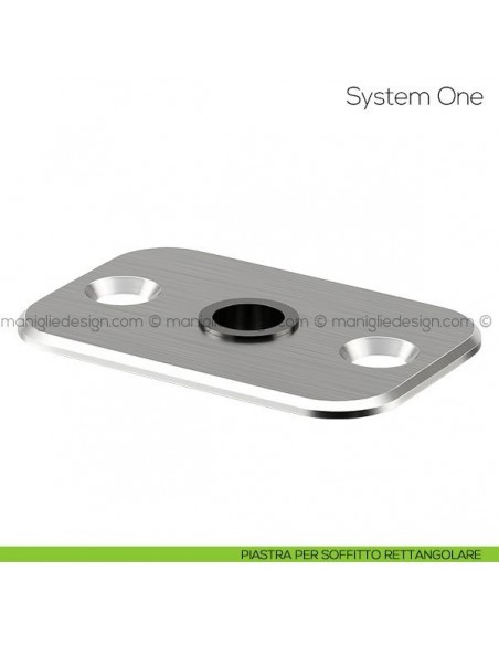 System One FritsJurgens piastra soffitto rettangolare