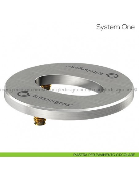 System One FritsJurgens piastra pavimento circolare