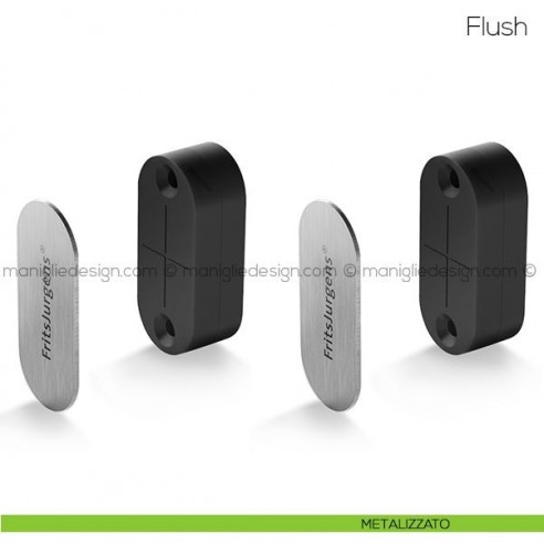 Chiusura magnetica Flush FritsJurgens metallizato