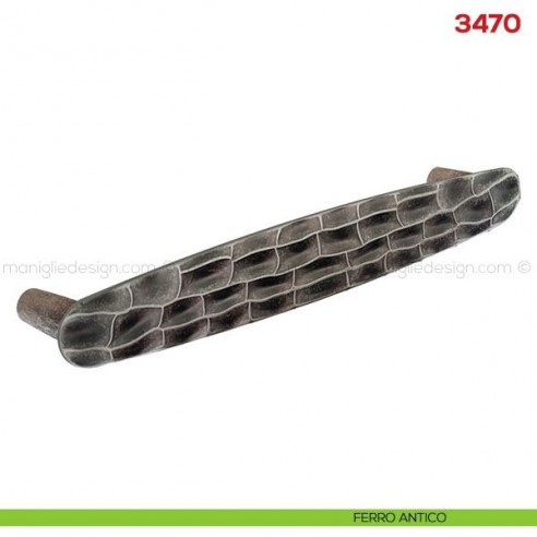 Maniglia per mobile 3470 Mital ferro antico