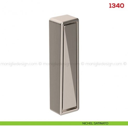 Appendiabiti a scomparsa in metallo Mital 1340 nichel satinato