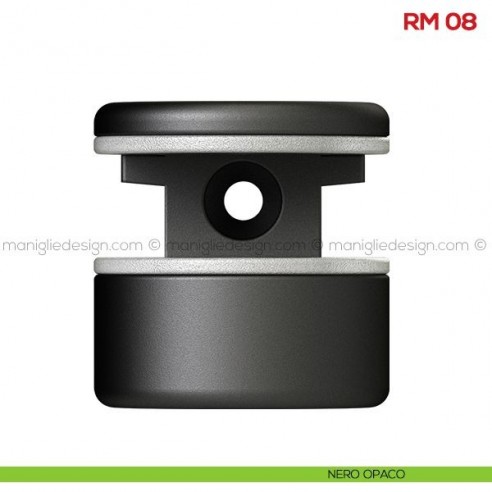 Reggimensola per vetro Mital RM08 nero opaco