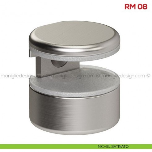 Reggimensola per vetro Mital RM08 nichel satinato