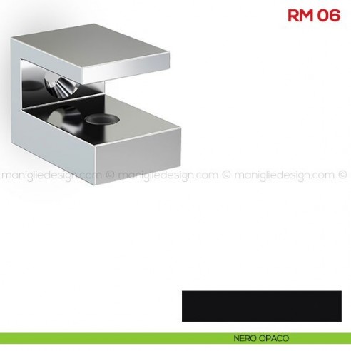 Reggimensola per vetro Mital RM06 nero opaco