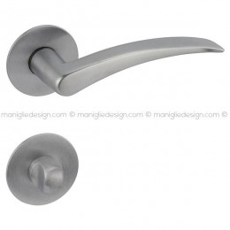 Maniglia per porta con nottolino 121 Apri Flat Reguitti