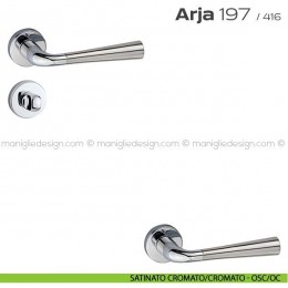 Maniglia per porta con nottolino 197 Arja Reguitti 2