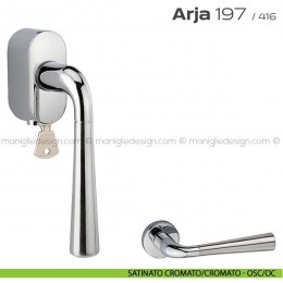 Maniglia per finestra martellina DK con chiave 197 Arja Reguitti 2