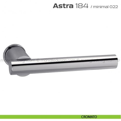 Maniglia per porta 184 Astra Minimal Reguitti cromato