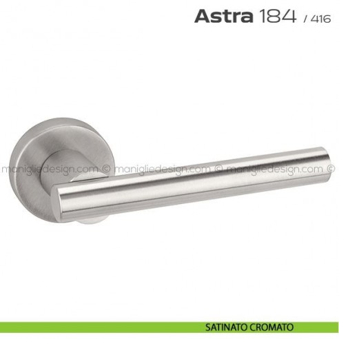 Maniglia per porta 184 Astra Reguitti satinato cromato