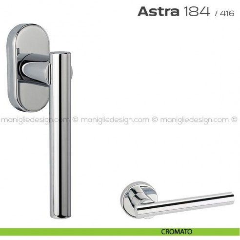 Maniglia per finestra martellina 184 Astra Reguitti cromato