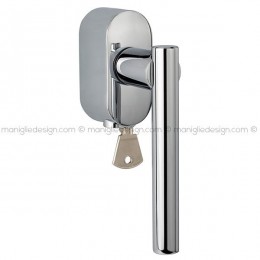 Maniglia per finestra martellina DK con chiave 184 Astra Reguitti
