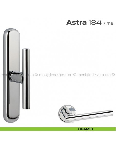 Maniglia per finestra cremonese 184 Astra Reguitti cromato