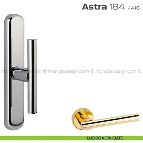 Maniglia per finestra cremonese 184 Astra Reguitti lucido verniciato