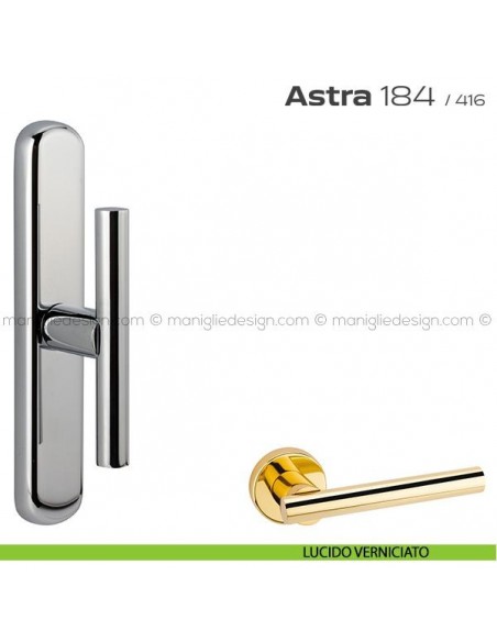 Maniglia per finestra cremonese 184 Astra Reguitti lucido verniciato