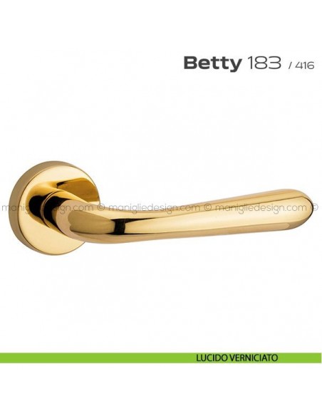 Maniglia per porta 183 Betty Reguitti lucido verniciato